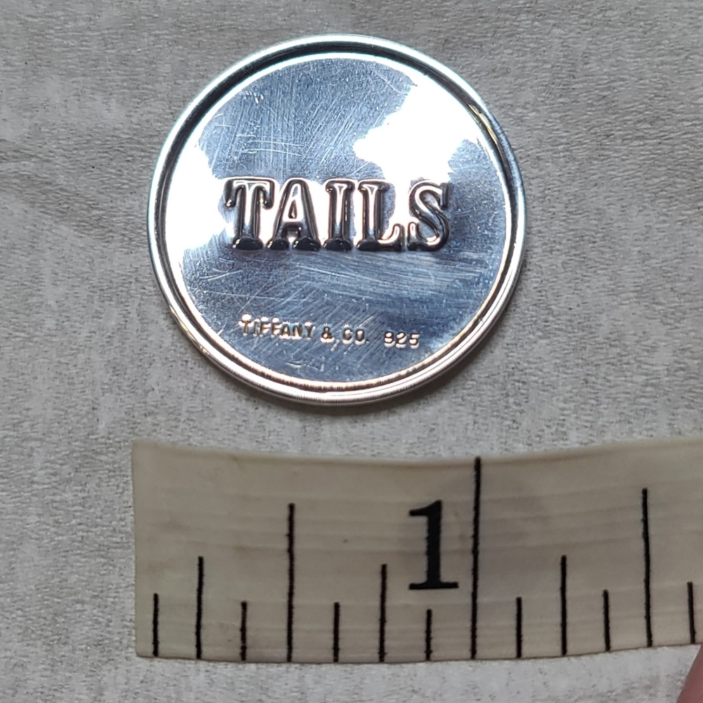 Tiffany & Co. Heads And Tails Coin Sterling Silver 92… Gem
